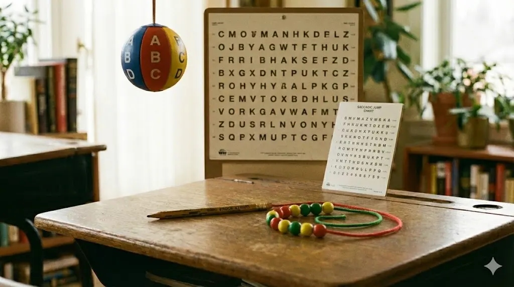 Low tech, effective sports vision exercises