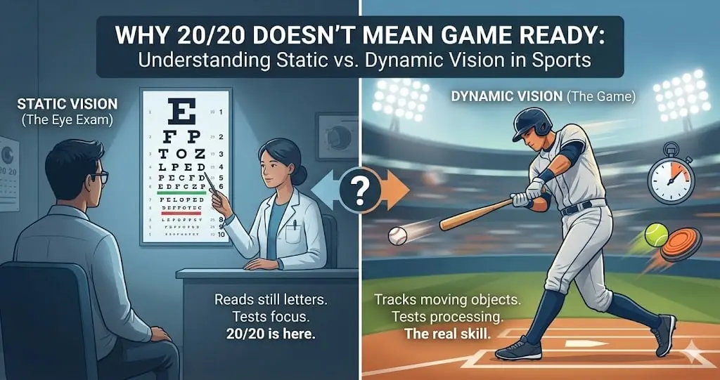 Why 20/20 Vision Doesn't Mean You Can Hit a Fastball