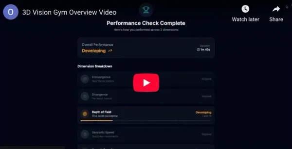 A longer walkthrough of 3DVisionGym